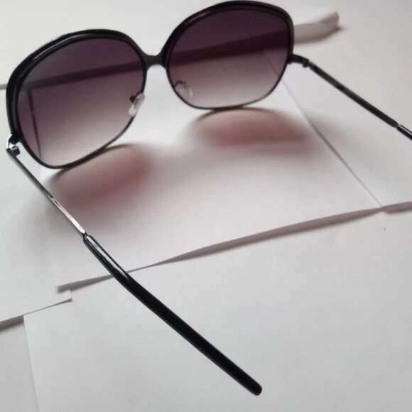 Jessica Simpson Cat Eye Rim Gold Metal Frame Sunglasses HHJSOP1226-R J5564 OXGLD main image 6